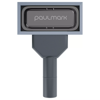 Фото товара: Paulmark PM24-GM, перелив прямоугольный с логотипом, вороненая сталь