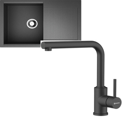 Детальное фото товара: Omoikiri Daisen 78 BL + Nakagawa-P-BL черный