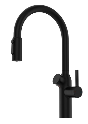 Детальное фото товара: Oulin OL-8018 Black, смеситель, черный