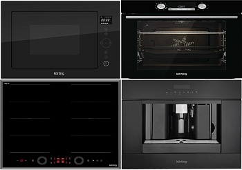 Фото товара: KORTING HIB 68700 B QUADRO + OKB 8921 ESN + KMI 825 TGN + KCM 9200 BG