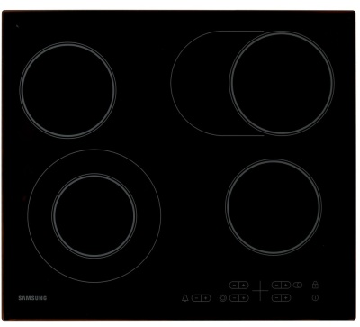 Детальное фото товара: Samsung NZ64T3516CK/WT стеклокерамическая поверхность