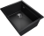 Rivelato LINO LN-554-L nero, мойка, гранит, черный Детальное фото товара: Rivelato LINO LN-554-L nero, мойка, гранит, черный