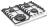 Zigmund & Shtain M 32.6 W Детальное фото товара: Zigmund & Shtain M 32.6 W газовая поверхность