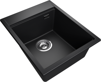 Детальное фото товара: Rivelato TESORO TR-405 nero, мойка, гранит, черный