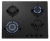 Haier HHX-G64CWB1 Детальное фото товара: Haier HHX-G64CWB1 газовая поверхность