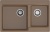 GranFest LEVEL GF-LV-780K, мойка, мрамор, терракот Детальное фото товара: GranFest LEVEL GF-LV-780K, мойка, мрамор, терракот
