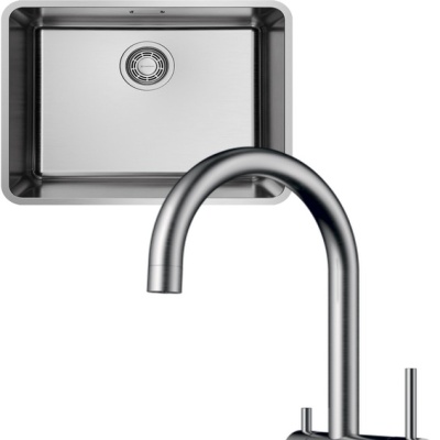Omoikiri Omi 53-U/I-IN Ultra + Yamada-BN нержавеющая сталь