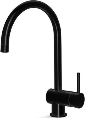 Детальное фото товара: Falmec EASY ROUND MATT BLACK, смеситель, черный матовый