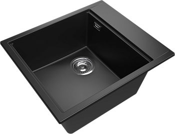 Фото товара: Rivelato TESORO TR-455-L antracite, мойка, гранит, антрацит