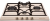 Zigmund & Shtain GN 208.61 X Детальное фото товара: Zigmund & Shtain GN 208.61 X газовая поверхность