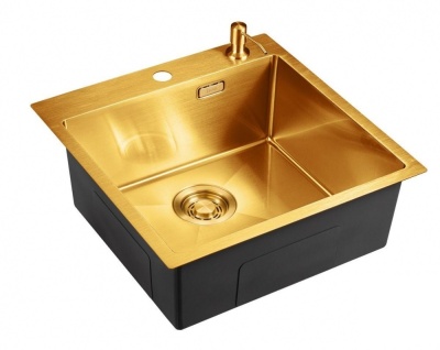 Emar EMB-117A PVD Nano Golden, мойка, нержавеющая сталь, золото