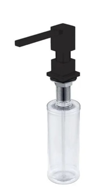 ALVEUS KORK 0,5L BLACK MATT, дозатор для моющего средства, черный матовый