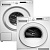 Фото товара: ASKO стирка W1084BW + сушка T108HBW + соед.эл HS60W