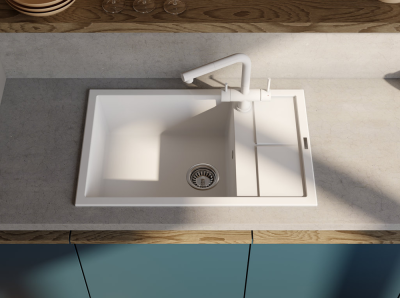 Детальное фото товара: Omoikiri Sumi 78A-LB-GB, мойка, керамика, графит