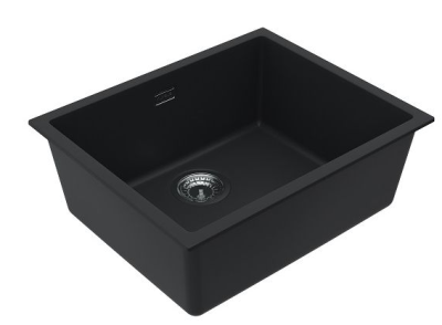 Детальное фото товара: ALVEUS OMNI 30 GRANITAL DEEP BLACK-G90, мойка, гранит, черный матовый (в комп. с сифоном 1145083)