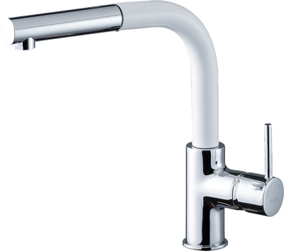 Rivelato LEDRO 9022201, смеситель, гранит, белый 101 хром