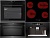 Фото товара: KORTING HK 62550 B + OKB 1331 S GNBX + KMI 830 GNBX + KCM 9830 BCG