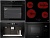 Фото товара: KORTING HK 62550 B + OKB 1331 S GNBX + KMI 827 GN + KCM 9830 BCG