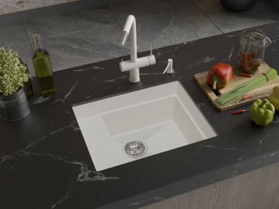 Детальное фото товара: Rivelato NOBILE NB-544-L brina, мойка, гранит, иней