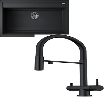 Фото товара: Omoikiri Kitagawa 86-LB-GB + Kanto GB графит