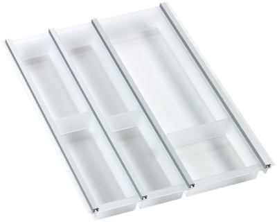 Ninka Cuisio Aqua 450, Hettich ArciTech, лоток для столовых приборов, белый