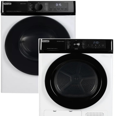 Детальное фото товара: DeLonghi стирка ALBA LA 10754 VI + сушка DTD 8106 H EMILIA + соед.эл DSKS008