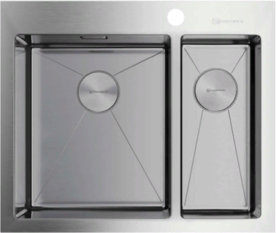Omoikiri Akisame 60-2-IN-L, мойка, нержавеющая сталь 