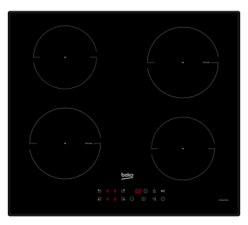 Фото товара: Beko HII64400TO индукционная поверхность