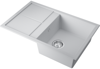 Детальное фото товара: Omoikiri Sumi 79A-WH, мойка, керамика, белый