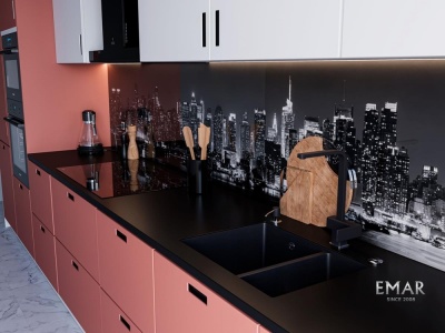 Детальное фото товара: Emar EMQ-2665.PL, мойка, гранит, оникс