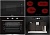 Фото товара: KORTING HK 62550 B + OKB 370 CMX + KMI 825 TGN + KCM 9830 BCG