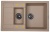 Ecoshtein RECHTECK 781.5, мойка, гранит, бежевый Детальное фото товара: Ecoshtein RECHTECK 781.5, мойка, гранит, бежевый