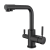 Emar EC-3003N black, смеситель, черный Детальное фото товара: Emar EC-3003N black, смеситель, черный