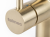 Falmec TREVI ROUND PVD BRUSHED PALE GOLD, смеситель, золото Детальное фото товара: Falmec TREVI ROUND PVD BRUSHED PALE GOLD, смеситель, золото