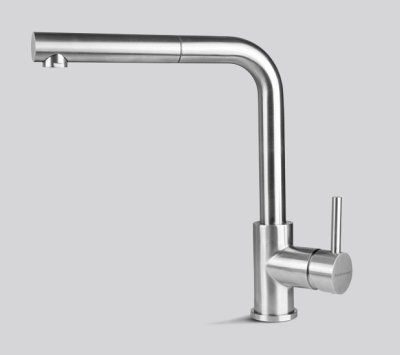 Фото товара: Falmec PURE STEEL CORNER, смеситель, нержавеющая сталь