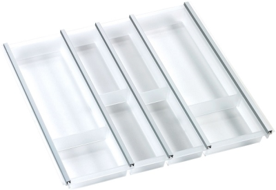Детальное фото товара: Ninka Cuisio Aqua 600, Hettich ArciTech, лоток для столовых приборов, белый