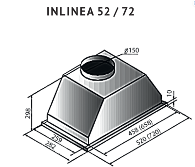 Детальное фото товара: Kuppersberg INLINEA 52 Black