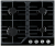 Konigin Blaze 604 BKG Детальное фото товара: Konigin Blaze 604 BKG газовая поверхность