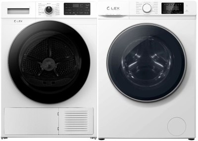 Детальное фото товара: LEX стирка LWM12012WID + сушка LEX LDM10WD + соед.эл LWM01W shelf
