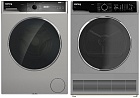 Korting стирка KWM 58ILS1297 S + сушка KD 60L97 S + соед.эл DSK 250 N