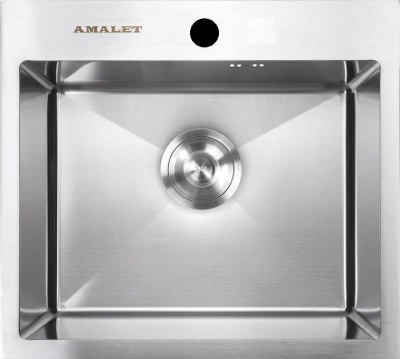 AMALET 4848-N-ST, мойка, нержавеющая сталь, сатин