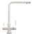 Maunfeld MFQT-16W, смеситель, гранит, кремовый Детальное фото товара: Maunfeld MFQT-16W, смеситель, гранит, кремовый