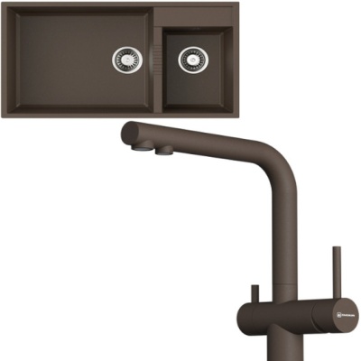 Детальное фото товара: Omoikiri Tedori 85-2-U-ES + Nagano-P-ES espresso