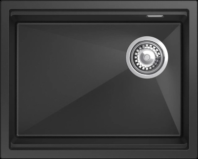 Rivelato LINO LN-554-R, мойка, гранит, антрацит 501