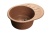 GranFest RONDO GF-R-580 L, мойка, мрамор, терракот Детальное фото товара: GranFest RONDO GF-R-580 L, мойка, мрамор, терракот