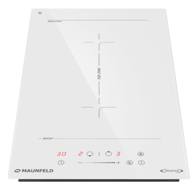 Детальное фото товара: Maunfeld AVI3028SFWH индукционная поверхность