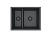 Фото товара: ALVEUS OMNI 50 GRANITAL DEEP BLACK-G90 BE, мойка, гранит, черный матовый (в комп. с сифоном 1149000)