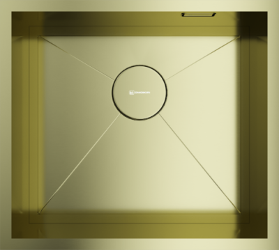Omoikiri Kasen 49-16 INT LG, мойка, нержавеющая сталь/светлое золото