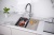 Paulmark NEXT-MULTI SINK 58 UNI, мойка, нержавеющая сталь брашированная Детальное фото товара: Paulmark NEXT-MULTI SINK 58 UNI, мойка, нержавеющая сталь брашированная