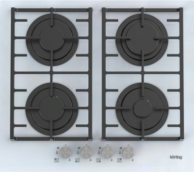 Детальное фото товара: Korting HGG 6805 CW газовая поверхность
